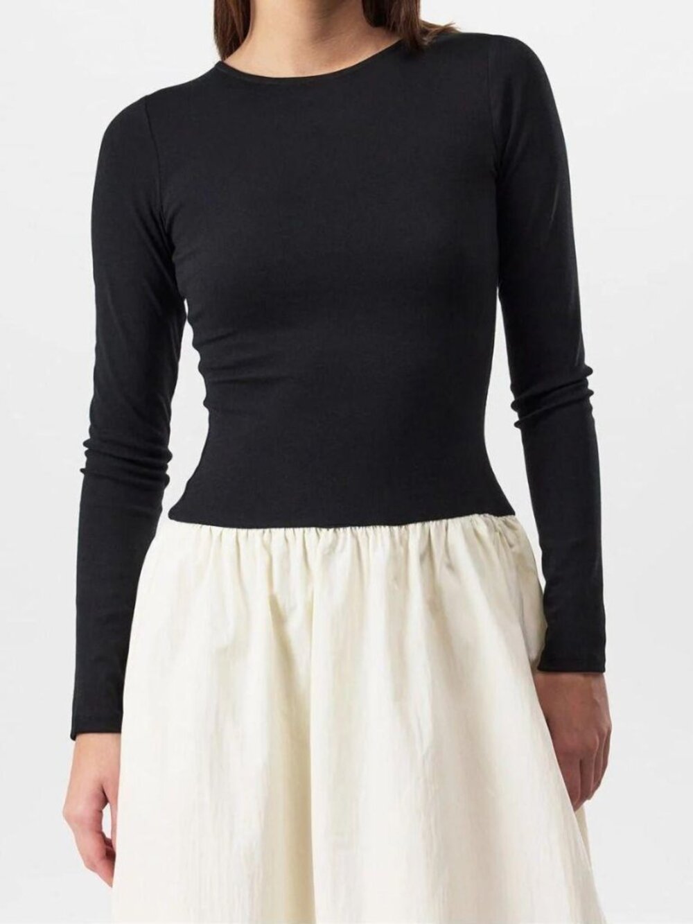 4th & Reckless Women's Black and Cream Dress - Picture 4 of 8